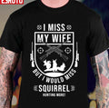 Squirrel Hunting Season Miss Wife Funny Hunter Product Unisex T-Shirt