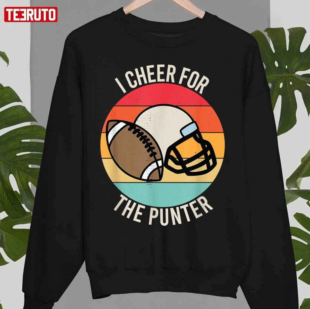 Retro I Cheer For The Punter Unisex Sweatshirt