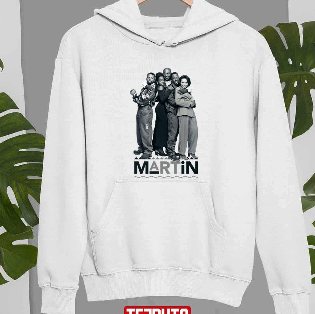 Black And White Image Of Martin's Cast Unisex Sweatshirt