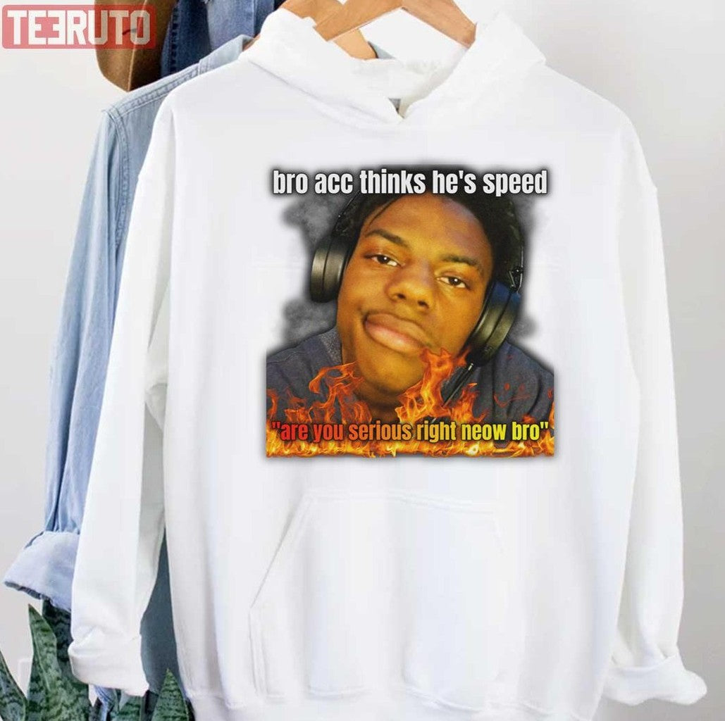 Are You Serious Right Neow Bro Ishowspeed Unisex Hoodie