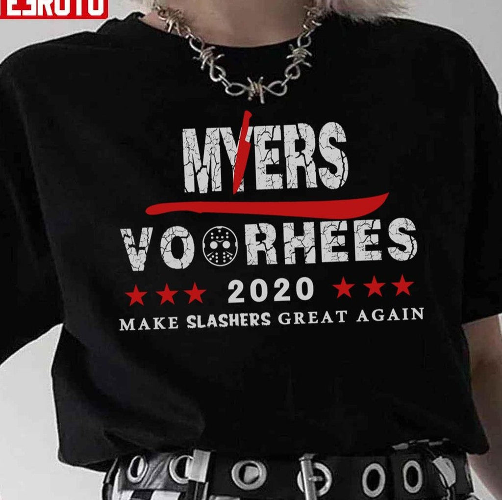 Myers Voorhees 2020 Vintage Halloween Unisex T-Shirt