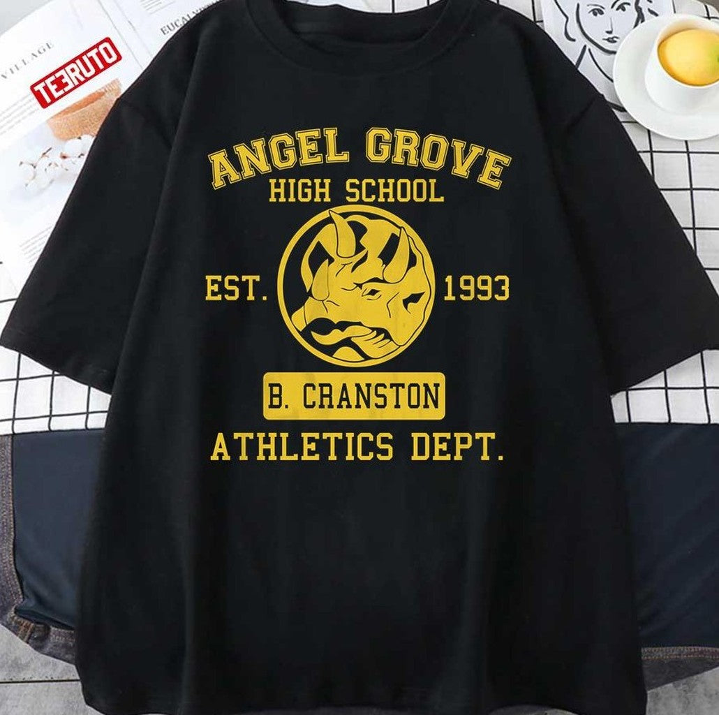 Angle Grove High School Est 1993 B.Cranston Athletics Dept Unisex T-Shirt
