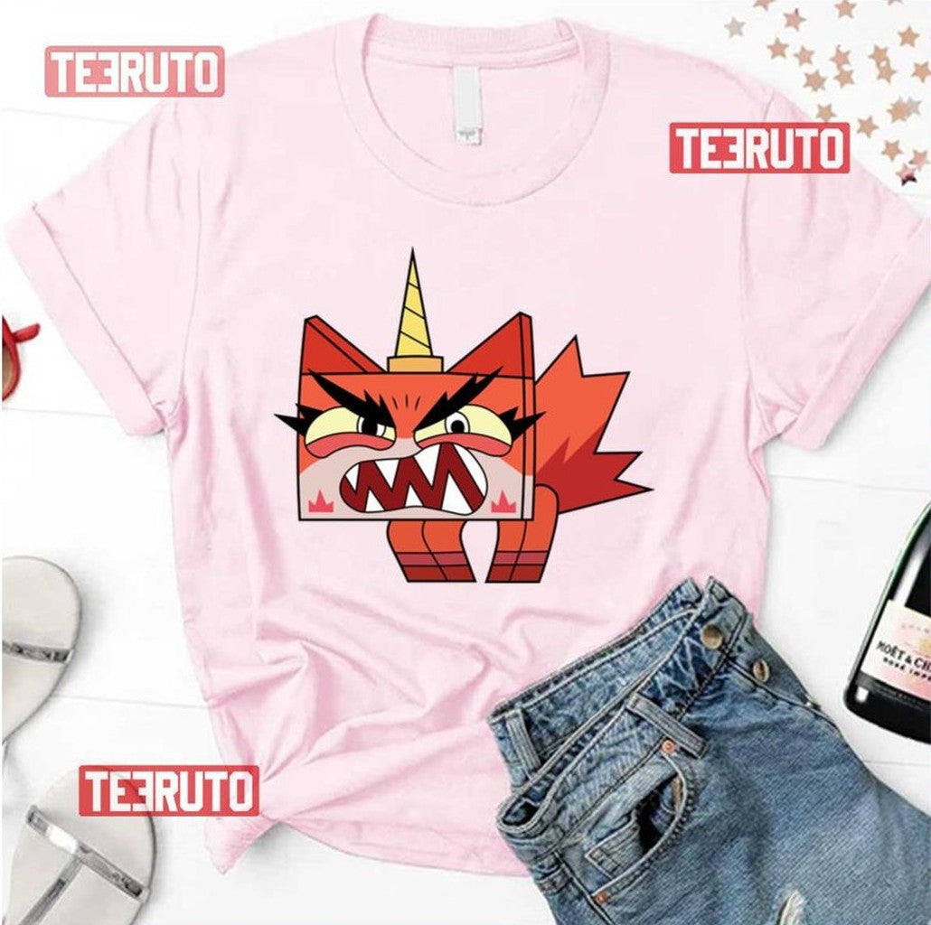 Angry Unikitty Unicorn Cat Unisex T-Shirt
