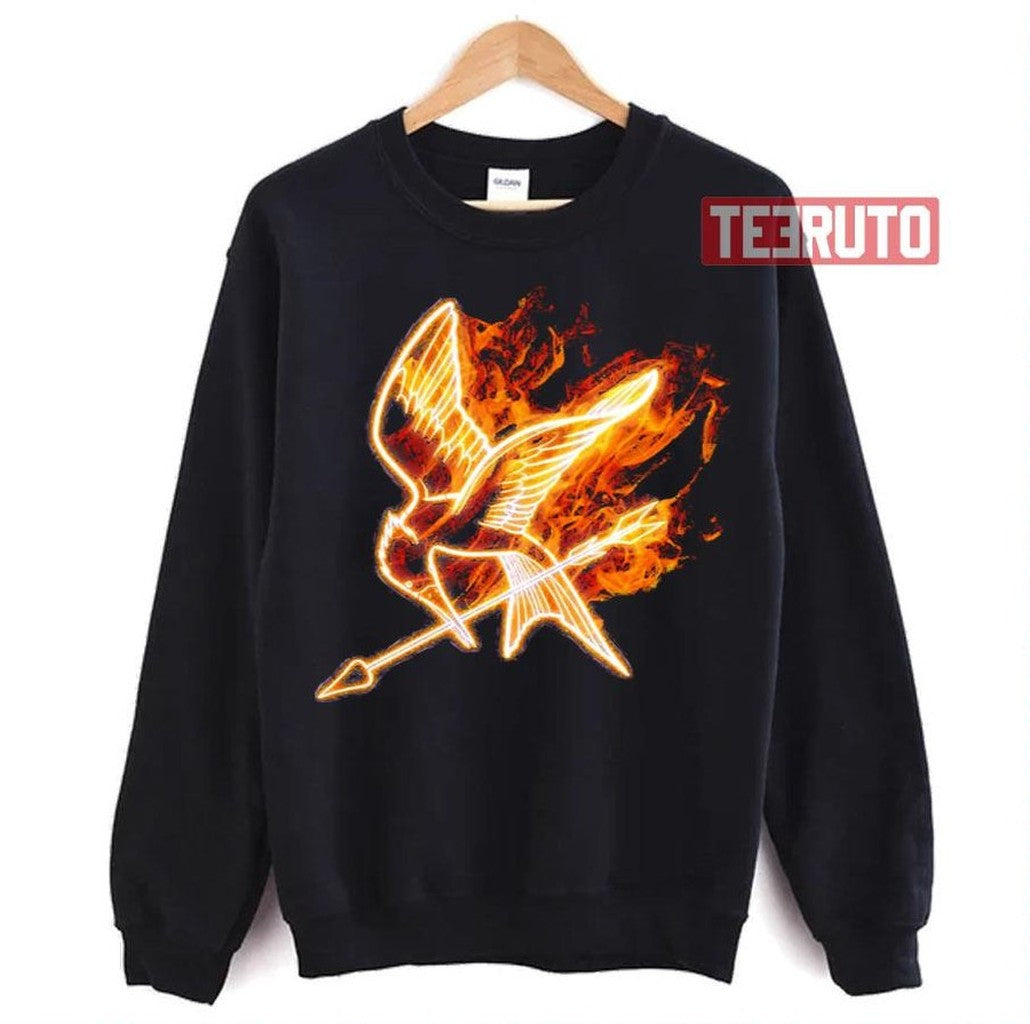 Bird Catching Fire The Hunger Games Unisex T-Shirt