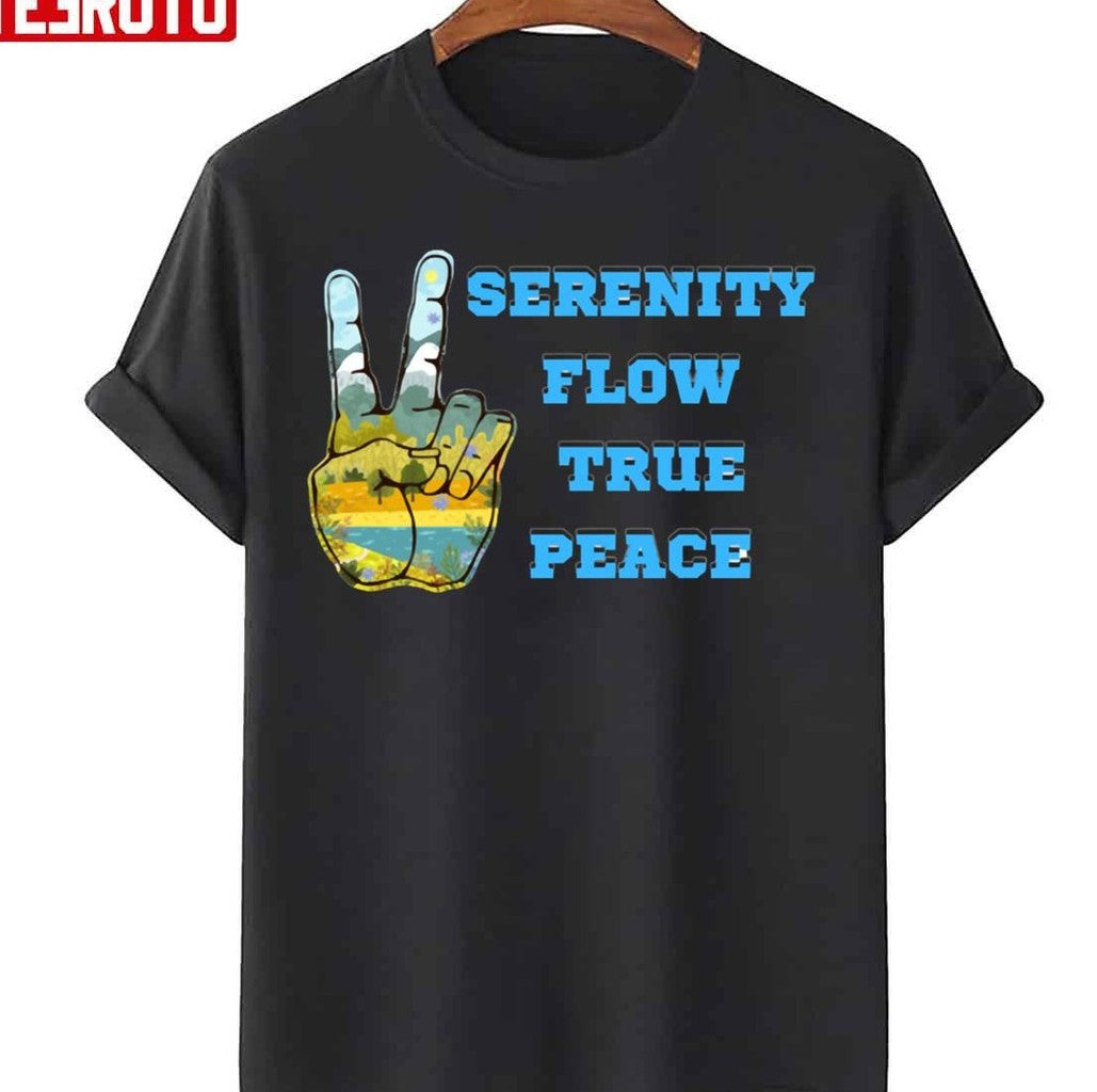 Serenity Flow True Peace And Love Unisex Sweatshirt