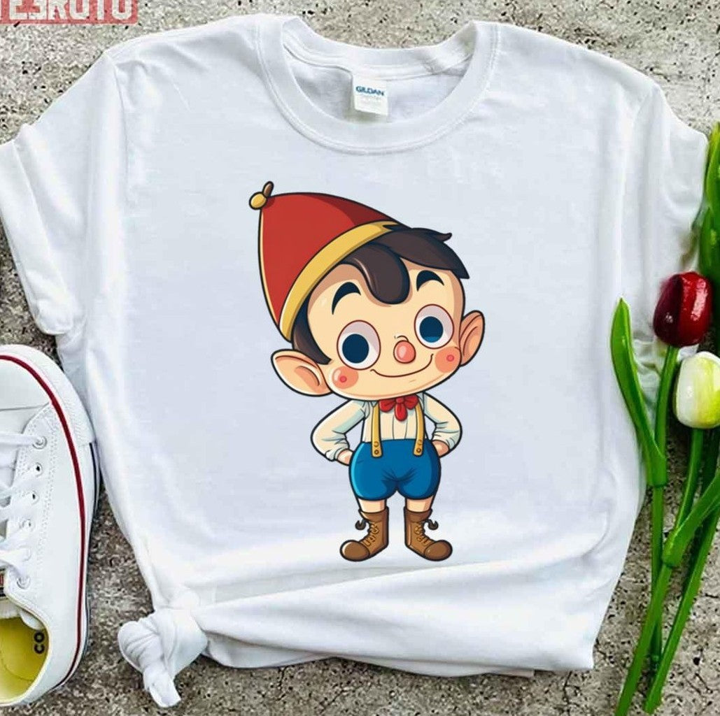 Pinocchio Looking At You With Thinking Don't Lie To Me Unisex T-Shirt