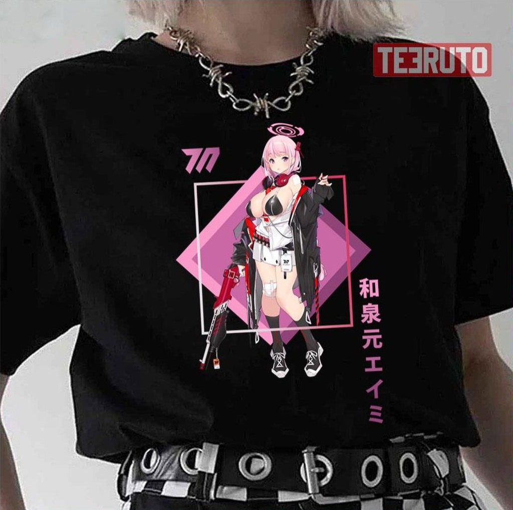 Pink Graphic Izumimoto Eimi Blue Archive Unisex T-Shirt