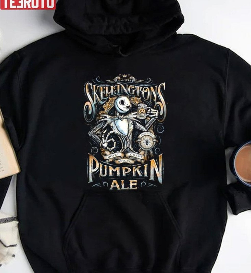 Pumpkin Ale Nightmare Before Christmas Skellingtons Unisex Sweatshirt