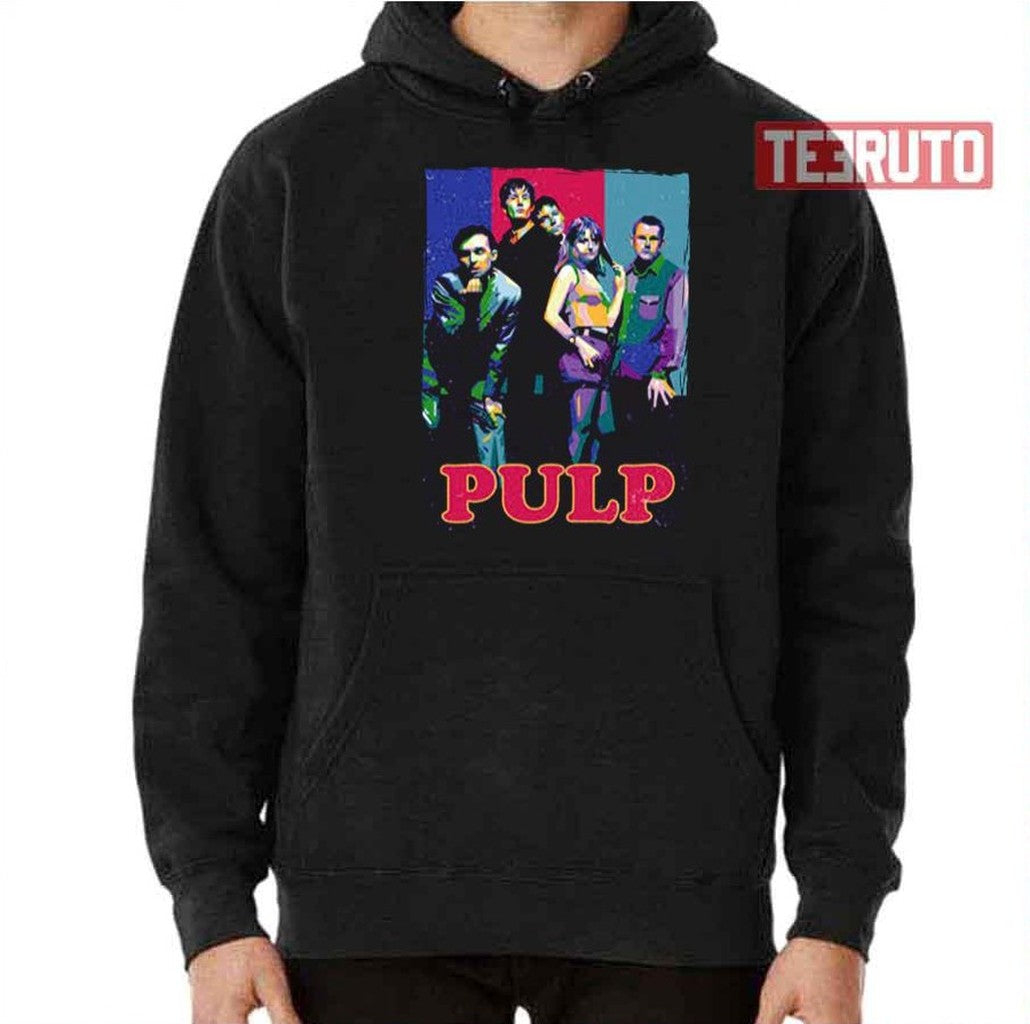 Pulp Band Colored Collage Unisex T-Shirt