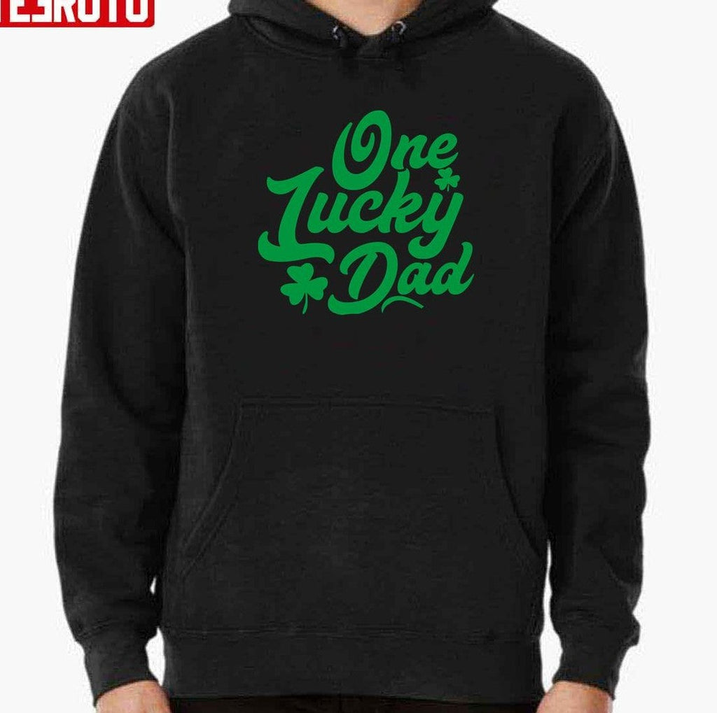 One Lucky Dad Cute St. Patrick Day Unisex Sweatshirt