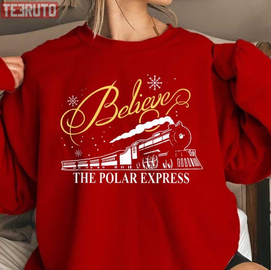 Believe Christmas The Polar Express Unisex Sweatshirt