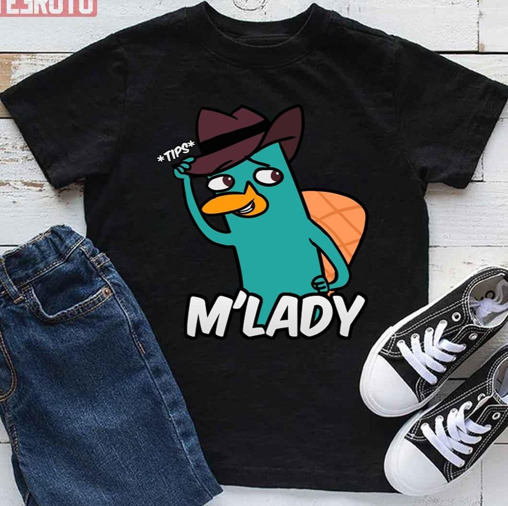 Perry Platypus M'lady Phineas And Ferb Unisex T-Shirt
