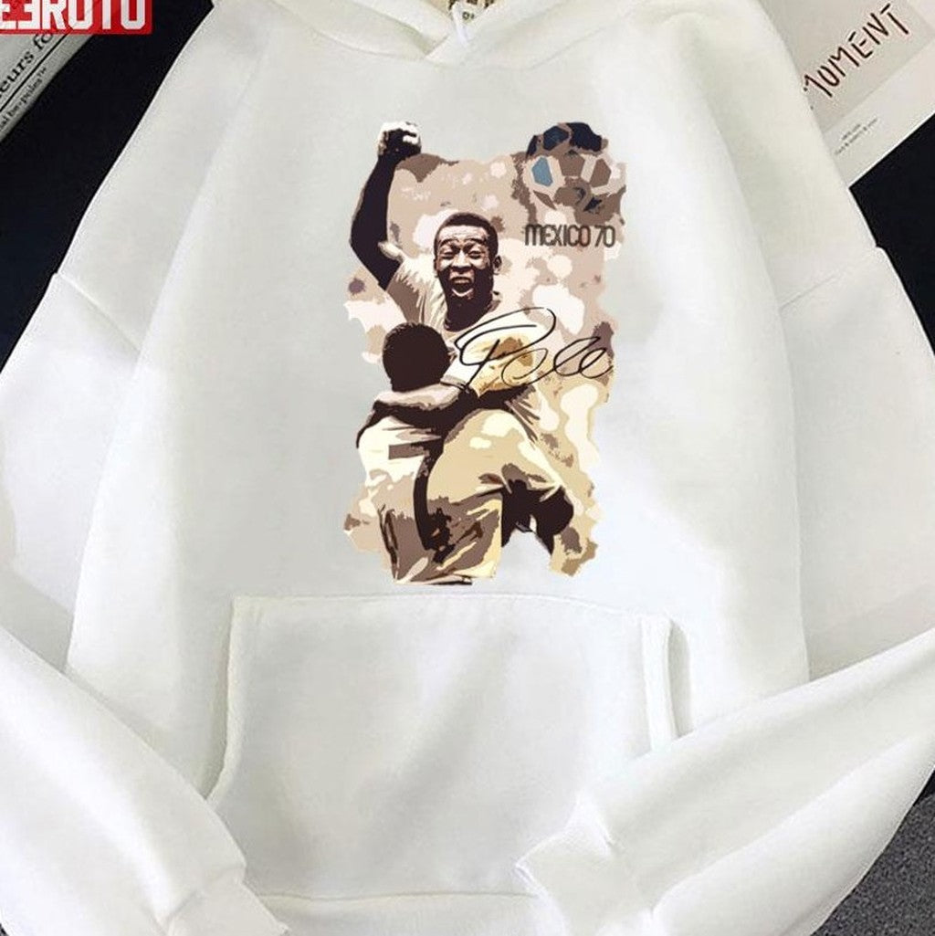 Pele Mundial Footballer Football Brazilian Mexico 70 Unisex Sweatshirt