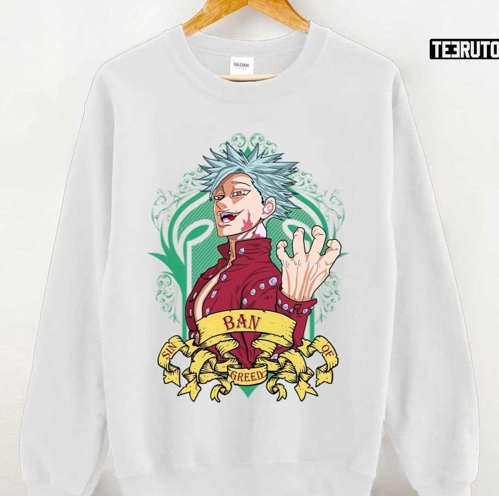 Ban Greed The Seven Deadly Sins Amazing Artwork Unisex T-Shirt