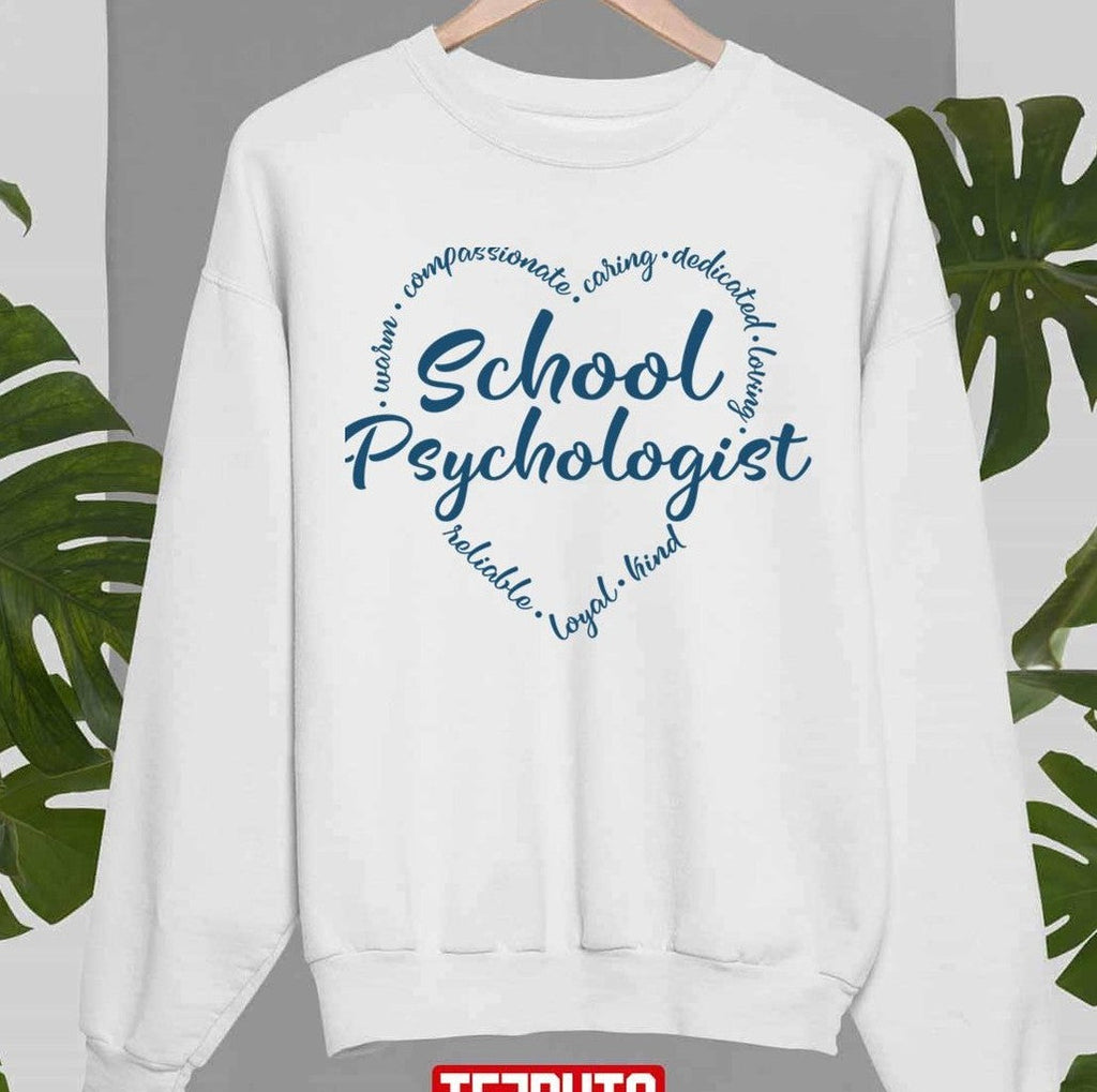 School Psychologist Heart Unisex Sweatshirt
