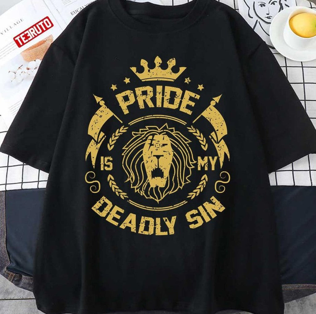 Pride Logo Design Seven Deadly Sins Unisex T-Shirt
