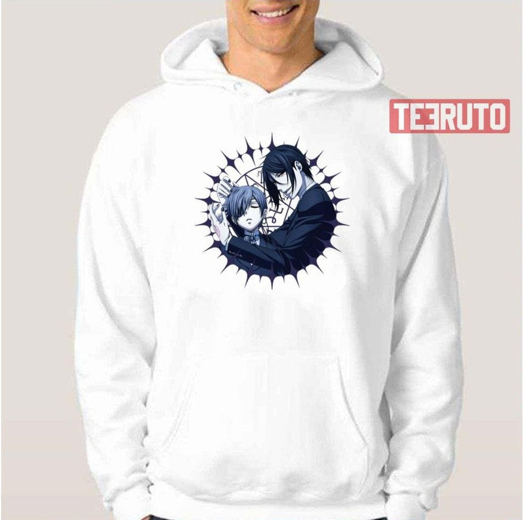 Black Butler Sebastian And Ciel Pentagram Unisex T-Shirt