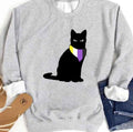 Nonbinary Pride Cat Lgbtq Pride Month Unisex Sweatshirt