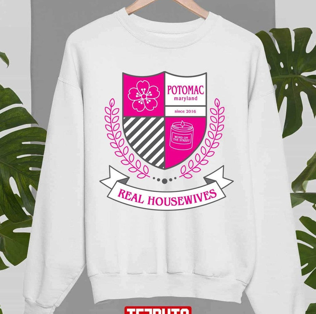 Rhop Real Housewives Of Potomac Collegiate Crest Bravo Fan Gift Unisex Sweatshirt