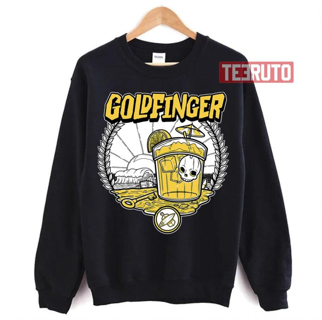 The Big Cartel Light Blue Goldfinger Unisex Sweatshirt