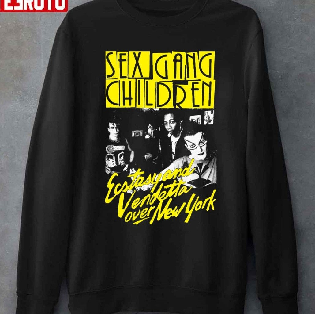 80s Post Punk Goth Sex Gang Children Rock Band Unisex T-Shirt