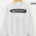 Smirnoff Black Logo Typography Unisex Sweatshirt