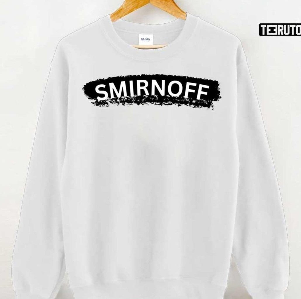 Smirnoff Black Logo Typography Unisex Sweatshirt