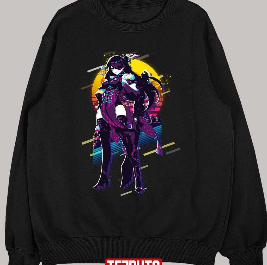 Beidou Genshin Impact 80s Retro Unisex T-shirt