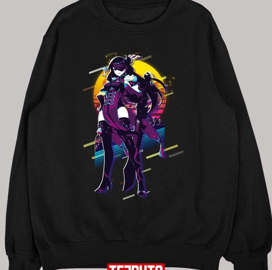 Beidou Genshin Impact 80s Retro Unisex T-shirt
