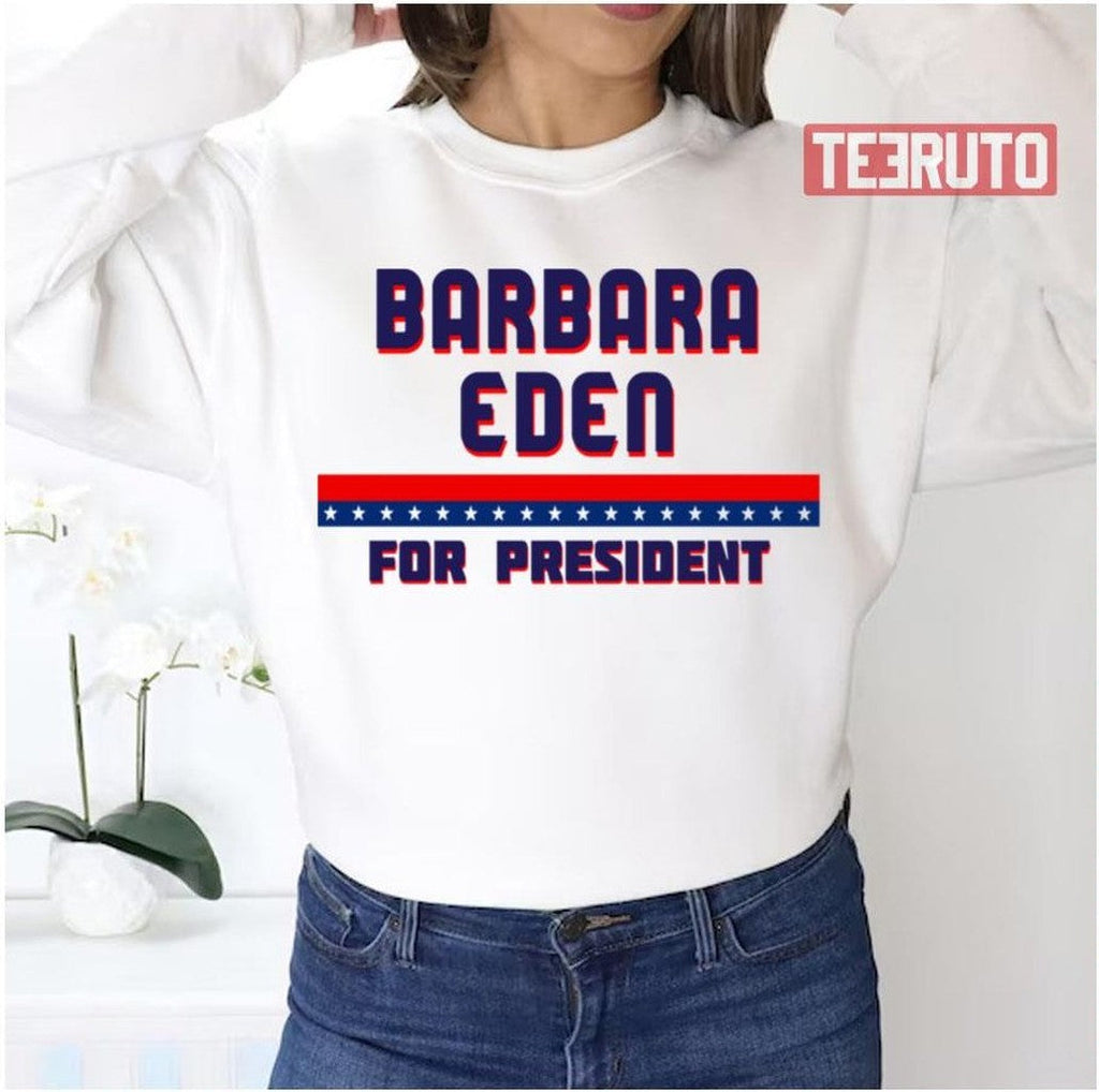 Barbara Eden For President Graphic Unisex Sweatshirt
