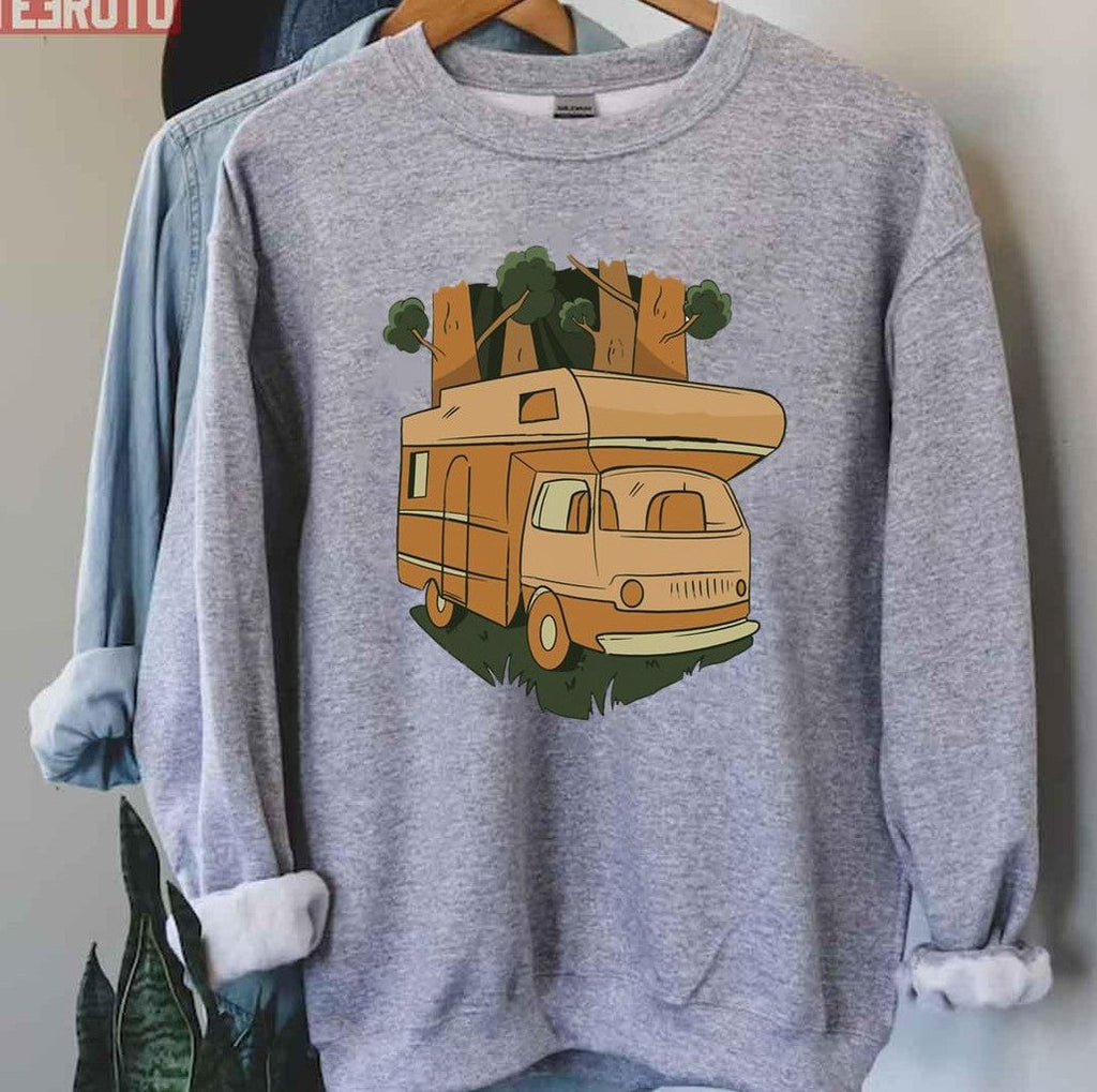 Nature Caravan Camping Unisex Sweatshirt
