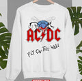 Another Design Of Acdc Fly On The Wall Unisex Sweatshirt