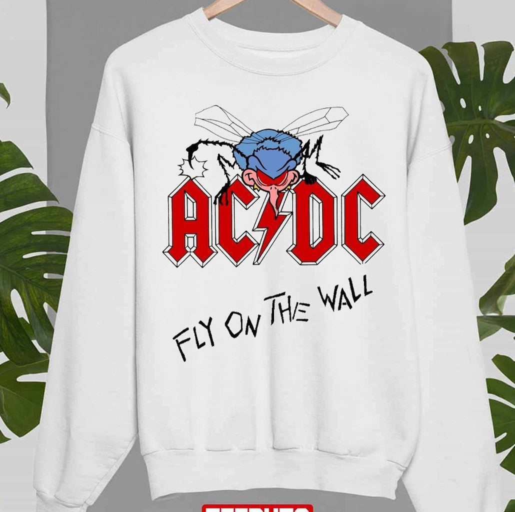 Another Design Of Acdc Fly On The Wall Unisex Sweatshirt
