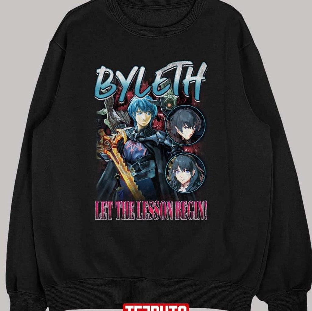Professor Warrior Byleth Fire Emblem Let The Lesson Begin Vintage Graphic Unisex T-shirt