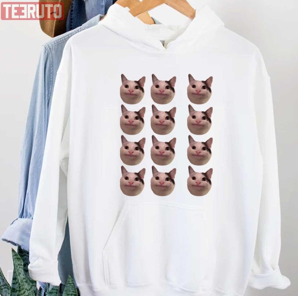 Beluga Cat Pattern Unisex T-Shirt
