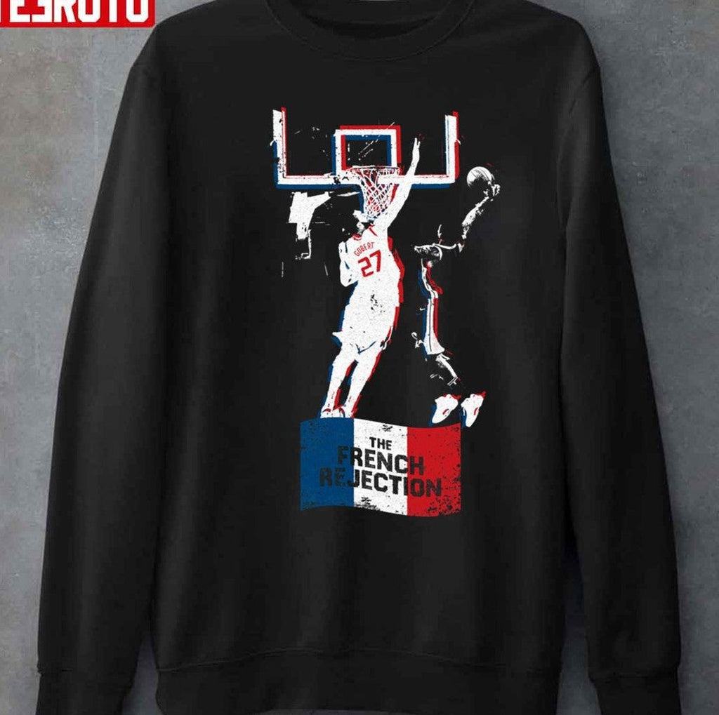 The French Rejection Rudy Gobert NBA Basketball Art Unisex T-Shirt