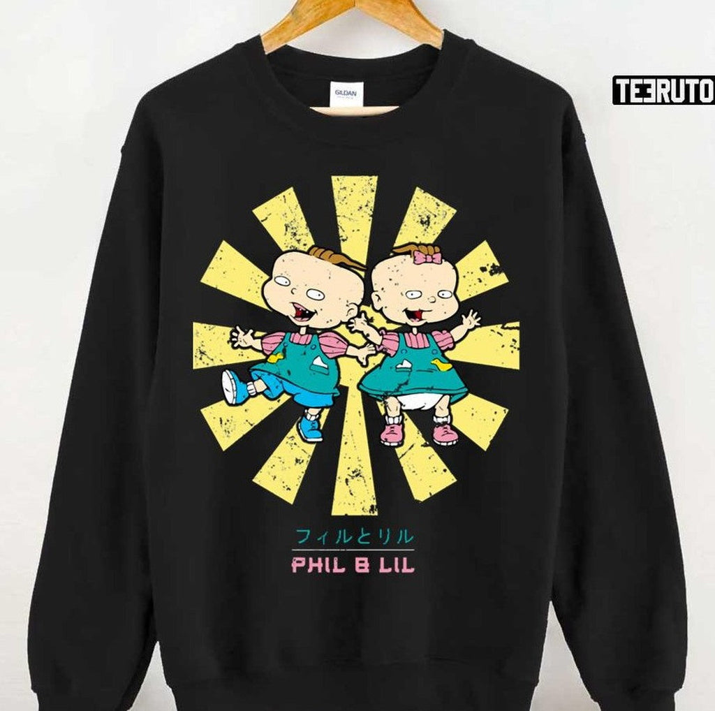 Phil And Lil Retro Japanese Rugrats Unisex T-Shirt