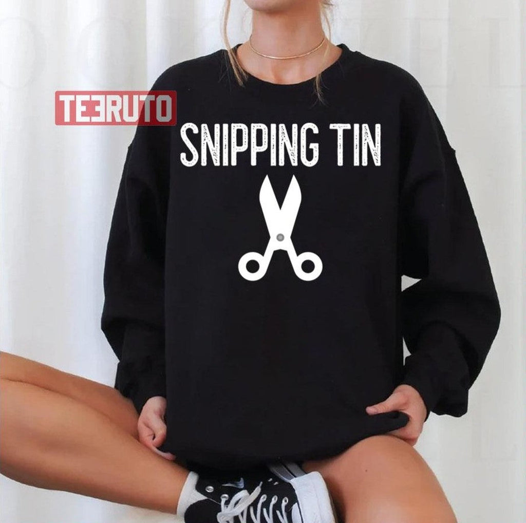 Snipping Tin Worker Unisex T-Shirt