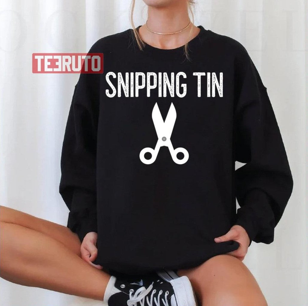 Snipping Tin Worker Unisex T-Shirt