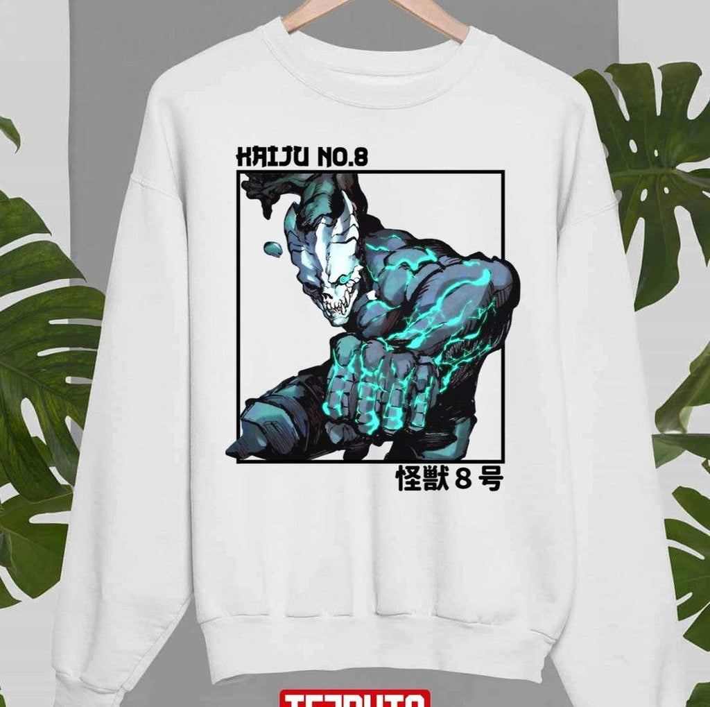 Black Green Monster Kaiju No8 Art Unisex T-Shirt