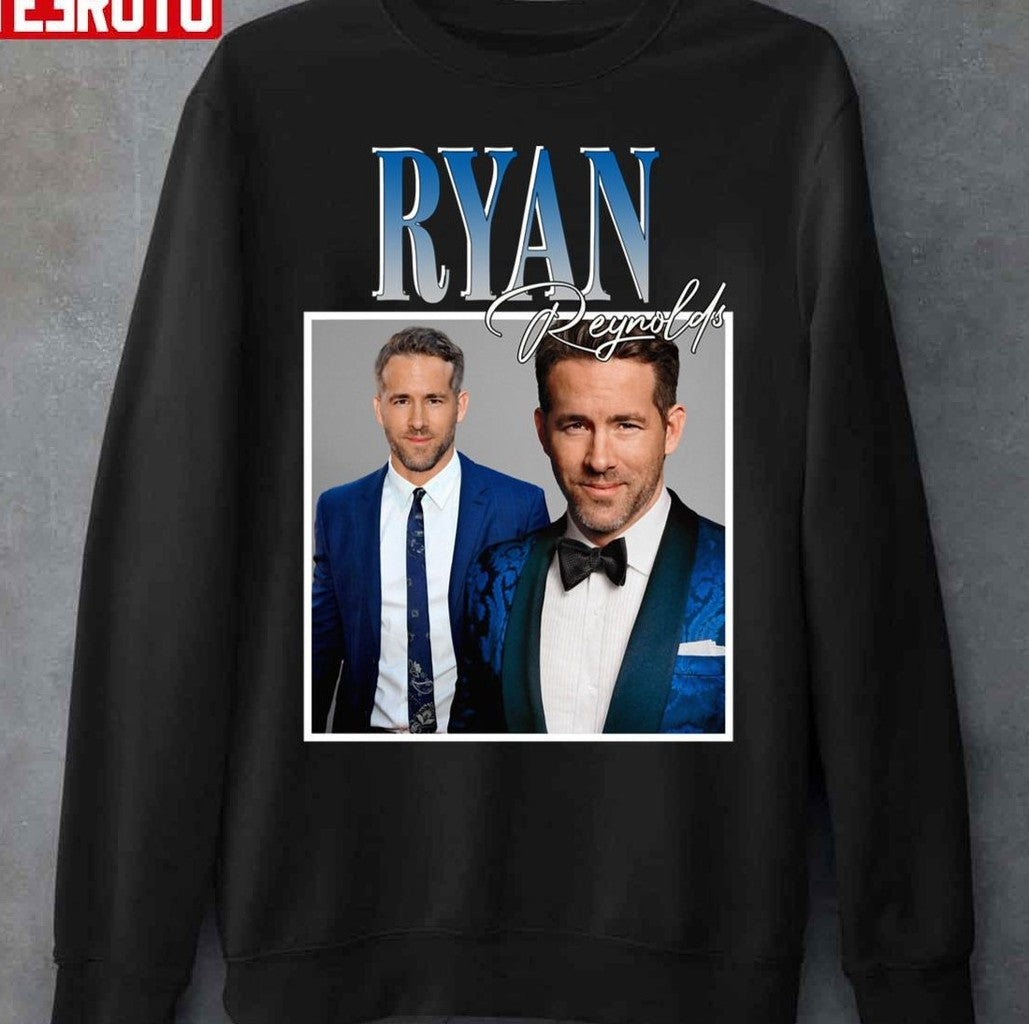 Ryan Reynolds Vintage Bootleg Style 90s Unisex Sweatshirt