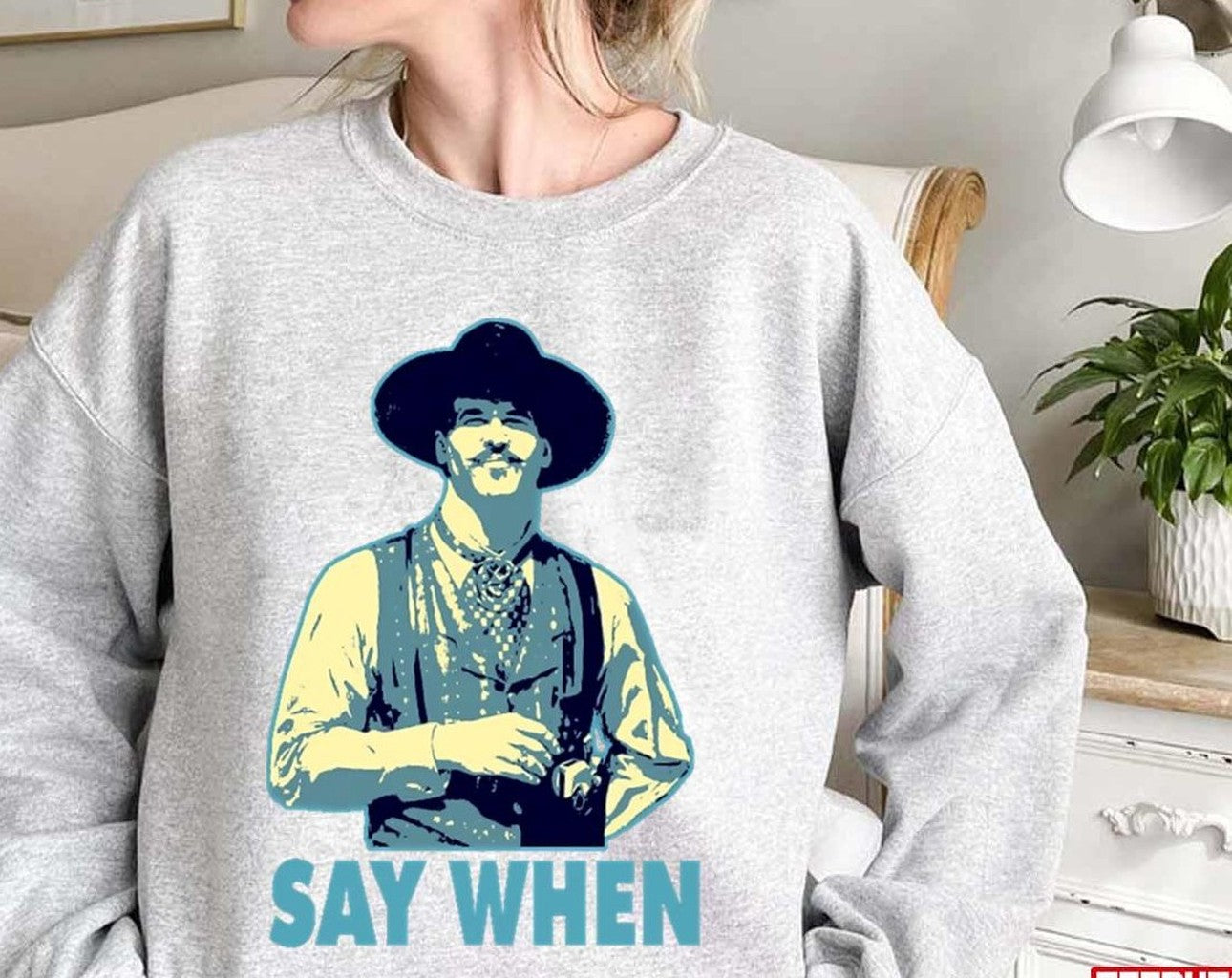 Say When Christmas Unisex Sweatshirt