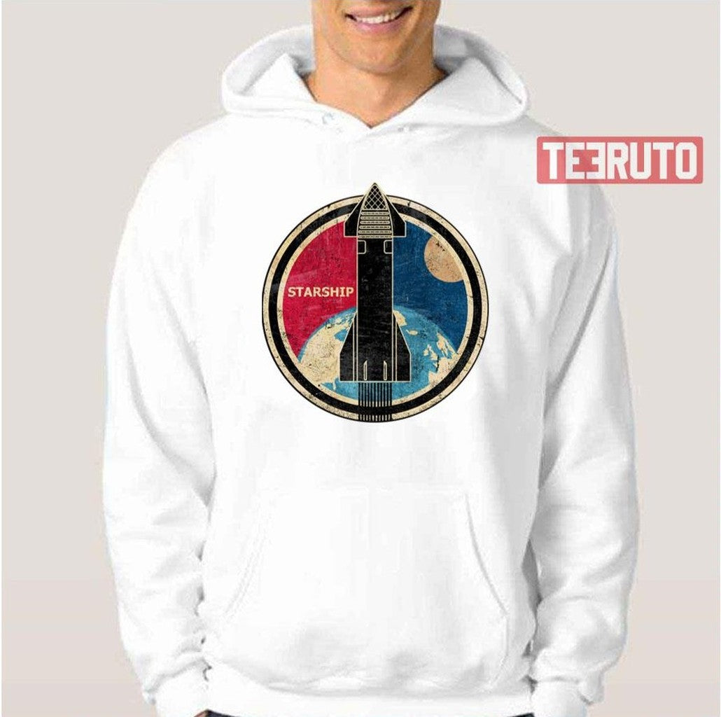 Starship Badge Spacex Unisex T-Shirt