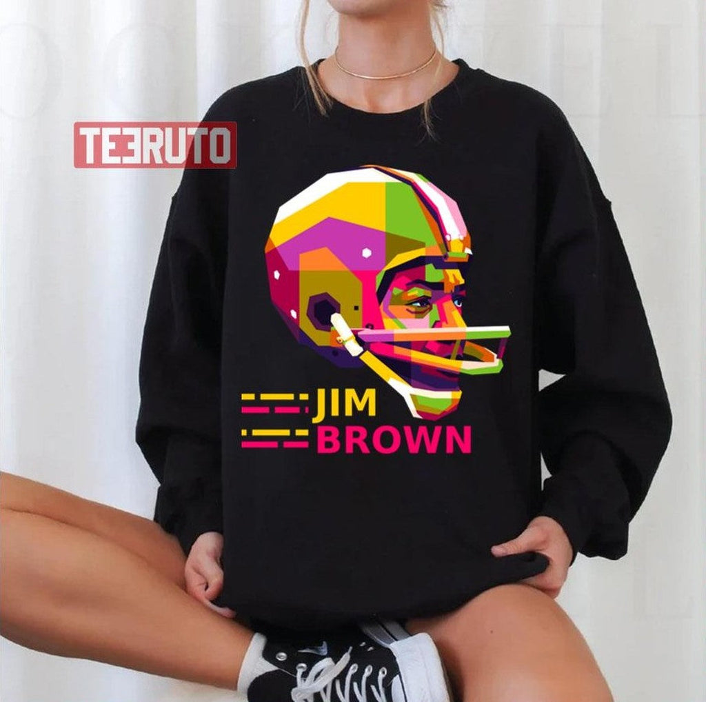 Pop Art Portrait Jim Brown Unisex T-Shirt