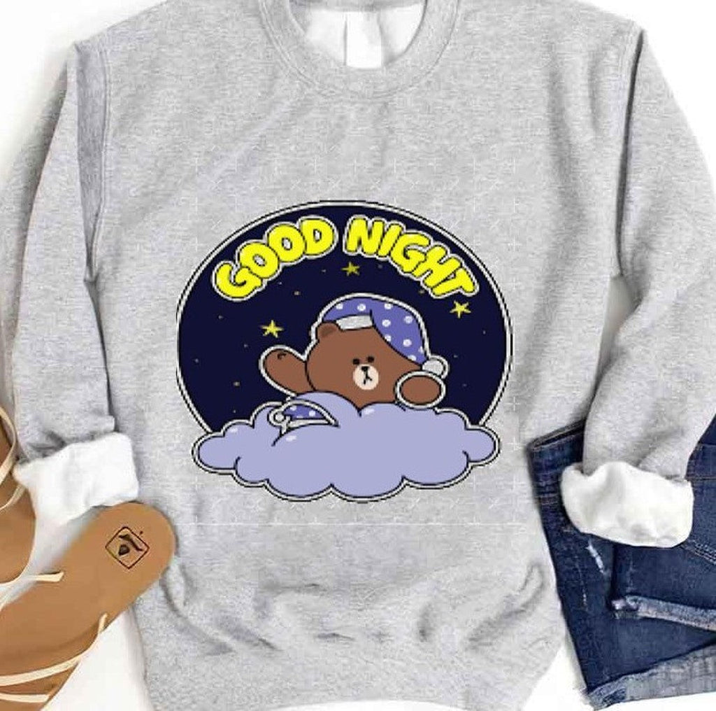 Bear Good Night Unisex Sweatshirt