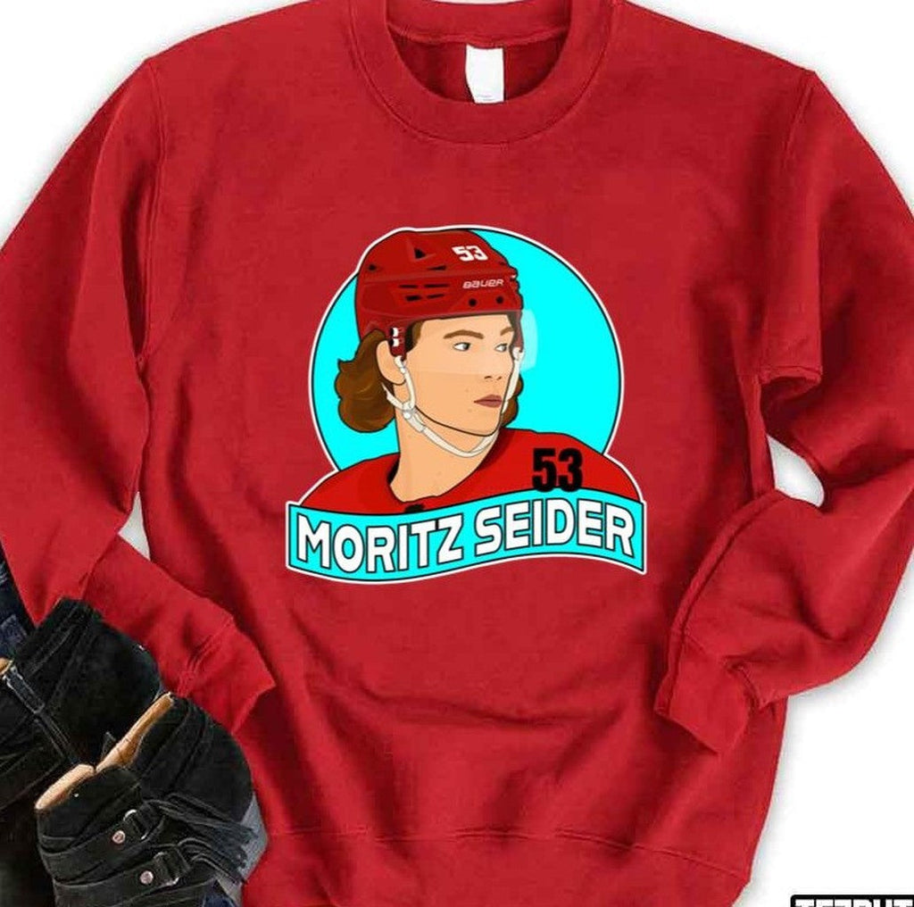 53 Detroit Red Wings Moritz Mo Unisex Sweatshirt