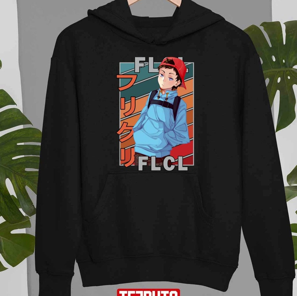 Naota Nandaba Fooly Cooly Furi Kuri Flcl Vintage Unisex T-Shirt