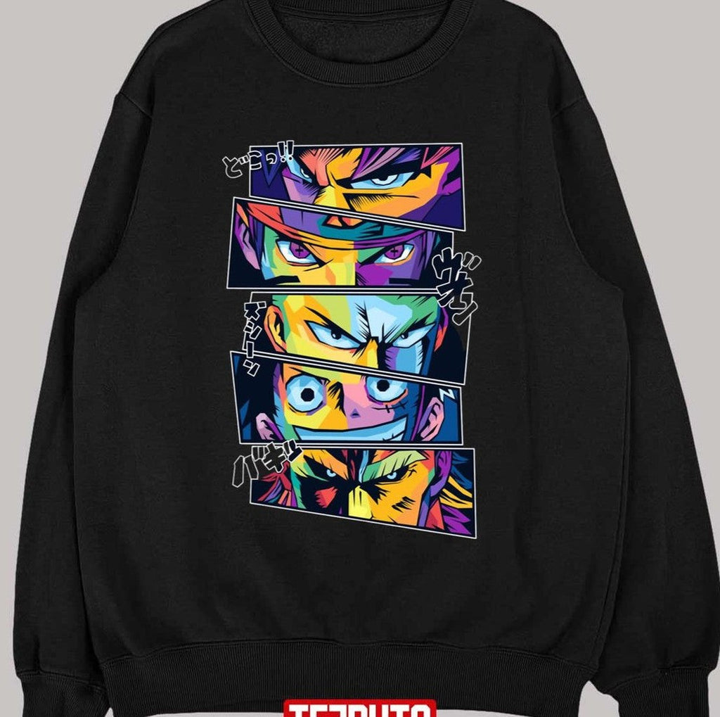 Anime Legends In Pop Art Colorful Unisex T-shirt