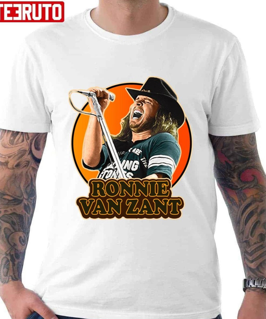 Ronnie Van Zant Lead Vocalist Of Lynyrd Skynyrd Band Unisex Hoodie