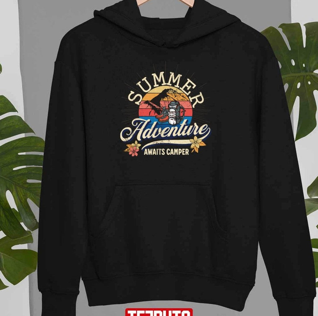 Summer Adventure Awaits Camper Calling Art Unisex T-Shirt